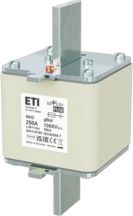 Slika NH3 gBat 250A/1000V DC