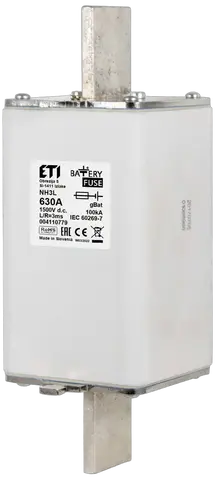NH3L gBat 630A/1500V DC