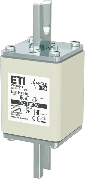 Slika NHU1/110 aR 80A/1000V DC