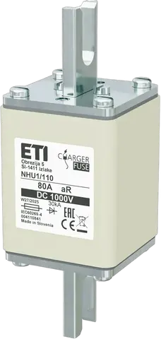 NHU1/110 aR 80A/1000V DC