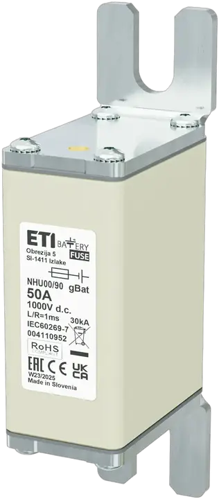 Slika NHU00/90 gBat 50A/1000V DC