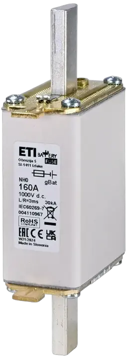 Slika NH0 gBat 63A/1000V DC