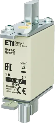 Slika NH000/K gG 2A/690V