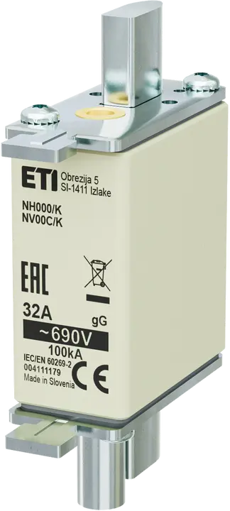 Slika NH000/K gG 32A/690V