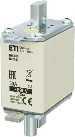 Slika NH00/K gG 50A/690V