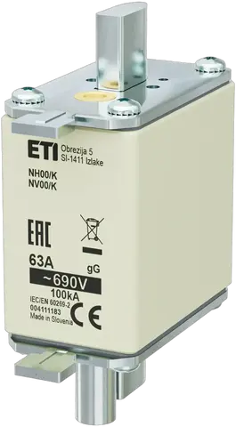 Slika NH00/K gG 63A/690V