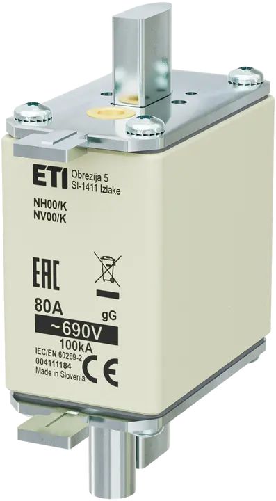 Slika NH00/K gG 80A/690V