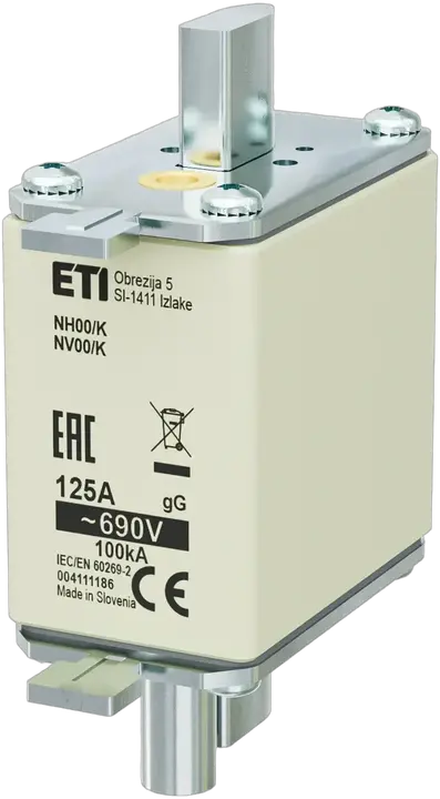 Slika NH00/K gG 125A/690V