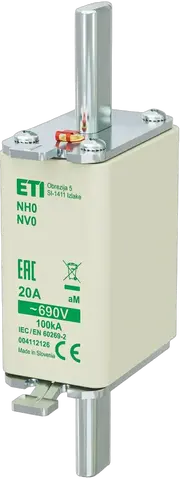 Slika NH0 aM 20A/690V