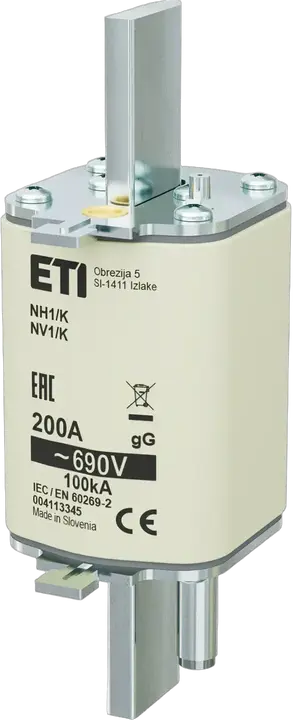 Slika NH1/K gG 200A/690V