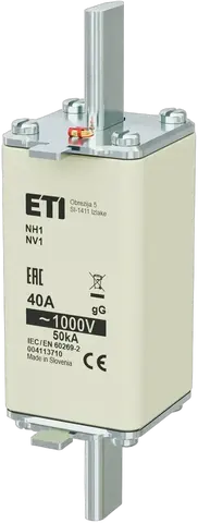 Slika NH1/85 gG 40A/1000V