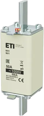 Slika NH1/85 gG 50A/1000V