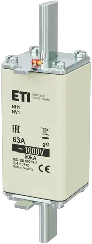 Slika NH1/85 gG 63A/1000V
