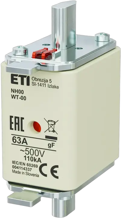 Slika NH00 gF 63A/500V