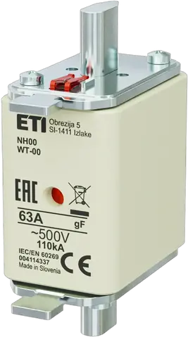 Slika NH00 gF 63A/500V