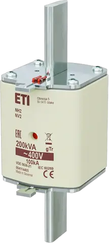 Slika NH2 gTr 289A/400V/200kVA
