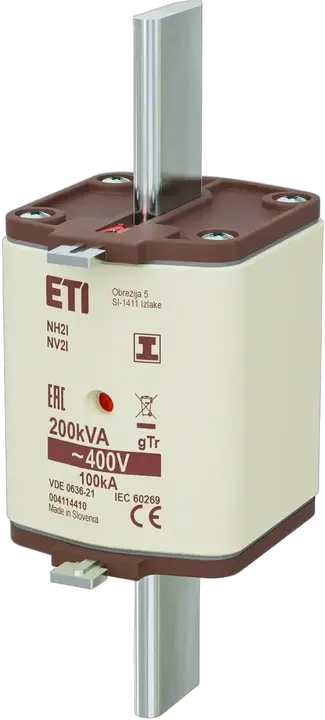 Slika NH2/I gTr 289A/400V/200kVA