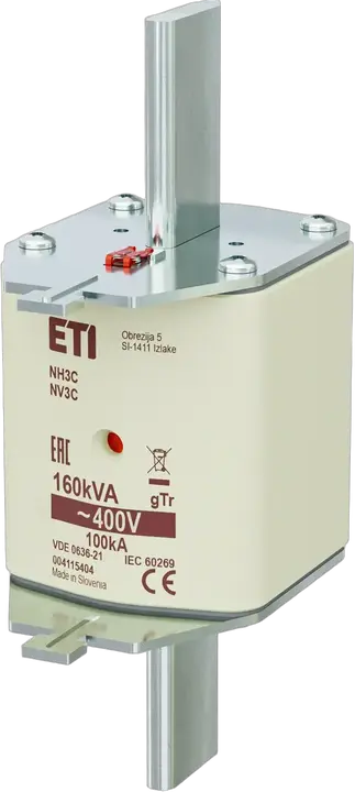Slika NH3C gTr 231A/400V/160kVA