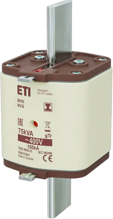 Slika NH3/I gTr 108A/400V/75kVA