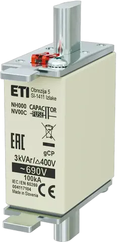 Slika NH000 gCP 3kVAr/690V