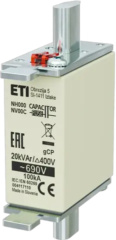 Slika NH000 gCP 20kVAr/690V
