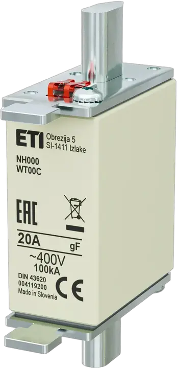 Slika NH000 gF 20A/400V