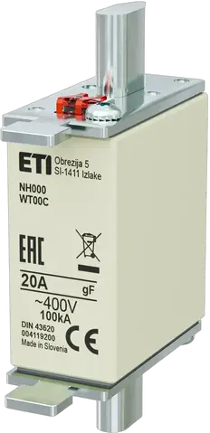NH000 gF 20A/400V