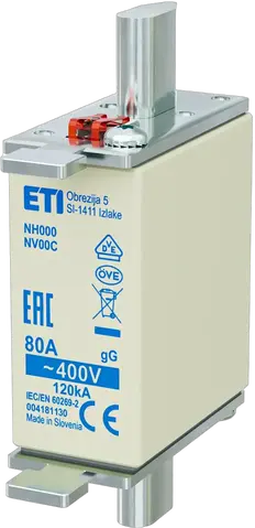 NH000 gG 80A/400V korr.