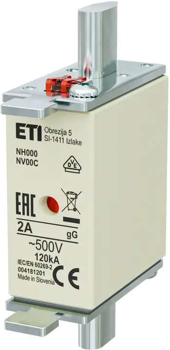 Slika NH000 gG 2A/500V