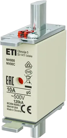 NH000 gG 10A/500V
