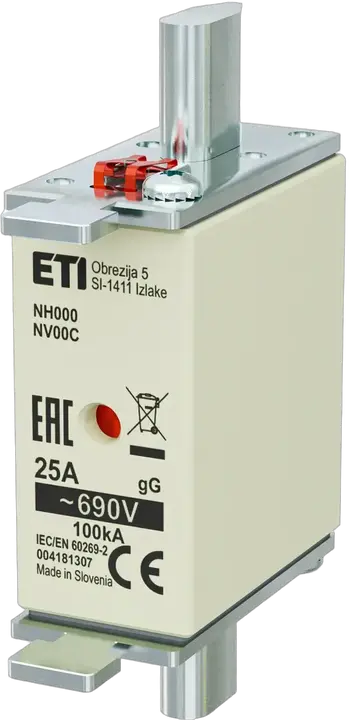 Slika NH000 gG 25A/690V