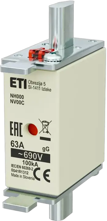 Slika NH000 gG 63A/690V