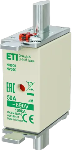 NH000 aM 50A/690V