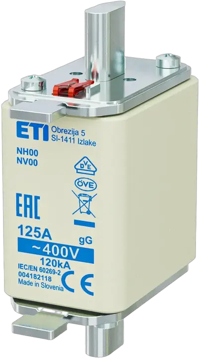 Slika NH00 gG 125A/400V korr.