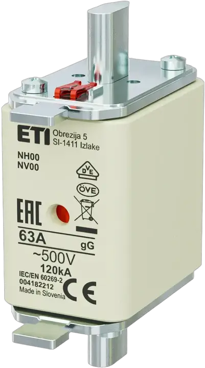 Slika NH00 gG 63A/500V