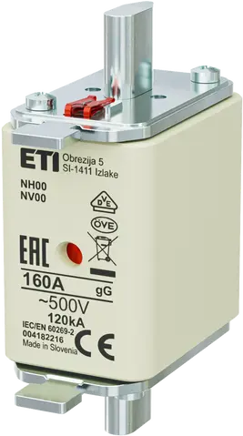 NH00 gG 160A/500V