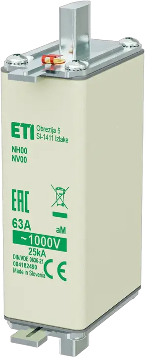 Slika NH00/85 aM 63A/1000V