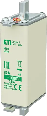 NH00/85 aM 80A/1000V