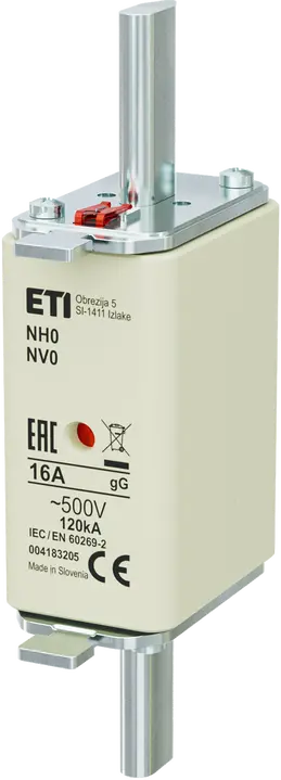 Slika NH0 gG 16A/500V