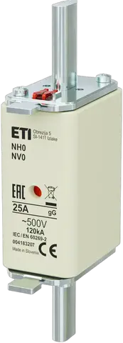 NH0 gG 25A/500V