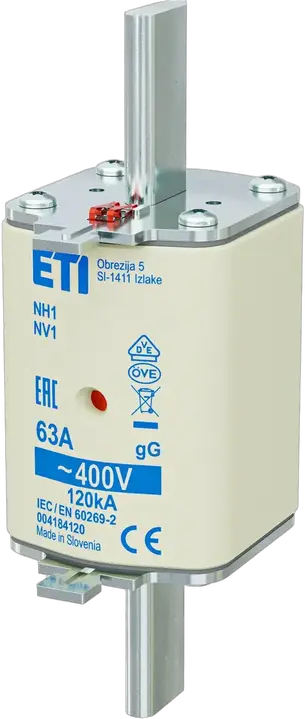 Slika NH1 gG 63A/400V