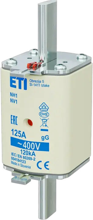 Slika NH1 gG 125A/400V
