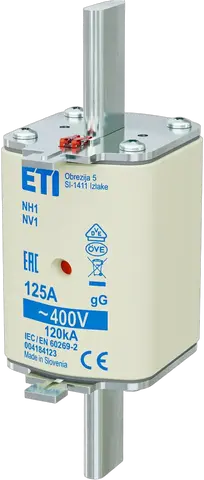 NH1 gG 125A/400V