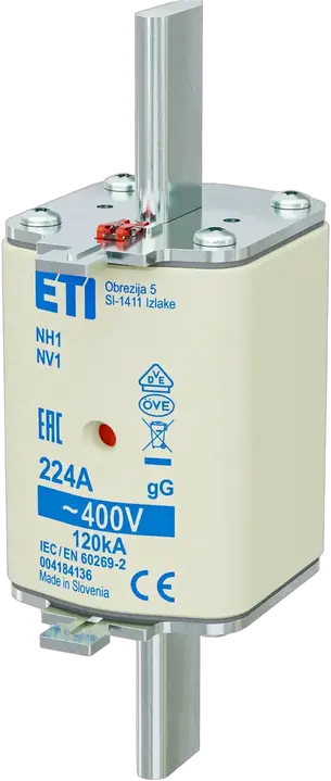 Slika NH1 gG 224A/400V korr.