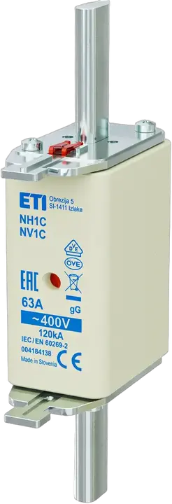 Slika NH1C gG 63A/400V korr.