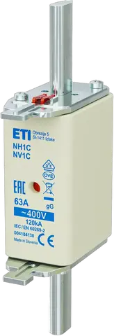 NH1C gG 63A/400V korr.