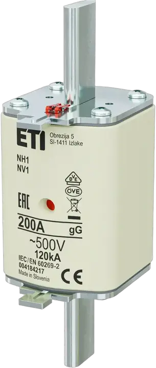 Slika NH1 gG 200A/500V