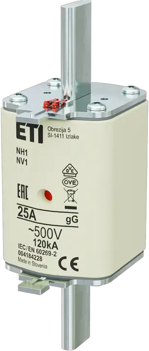 Slika NH1 gG 25A/500V
