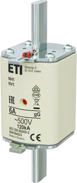 Slika NH1 gG 6A/500V