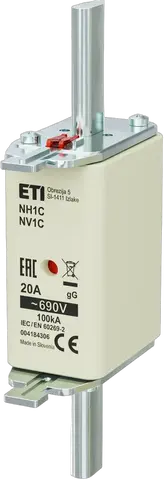 NH1C gG 20A/690V